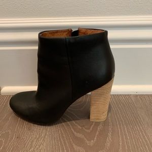 Joie Wood Stacked Boots